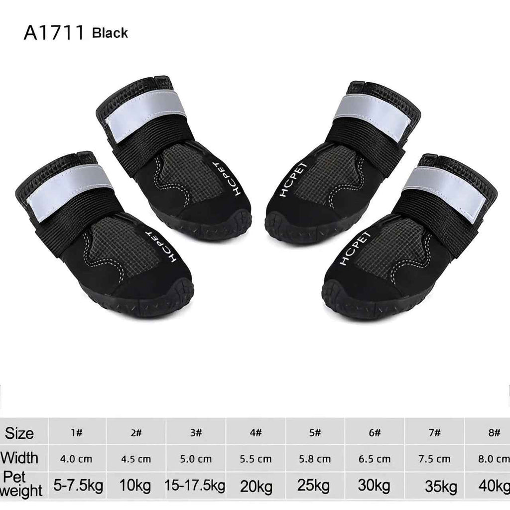 Waterproof reflective Dog Boots - Reflective and Durable Protection for Paws