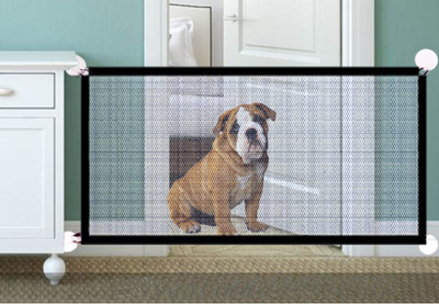 Black Foldable Protection Pet Safety Gate - Firebrands