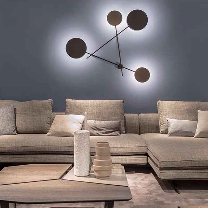 Nordic Industrial Style Triangular Living Room Modern Wrought Iron Led Wall Lamp