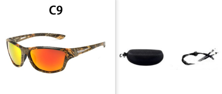 Lunettes de soleil polarisées pour hommes, pour l'extérieur