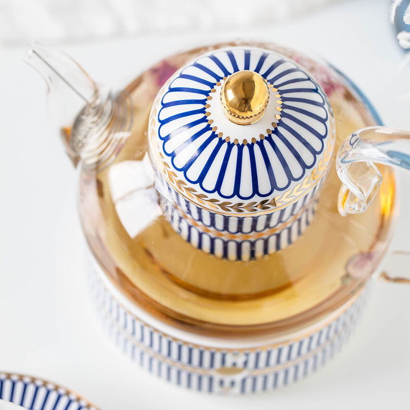 Household Ceramic Candle Holder Heated Glass Teapot