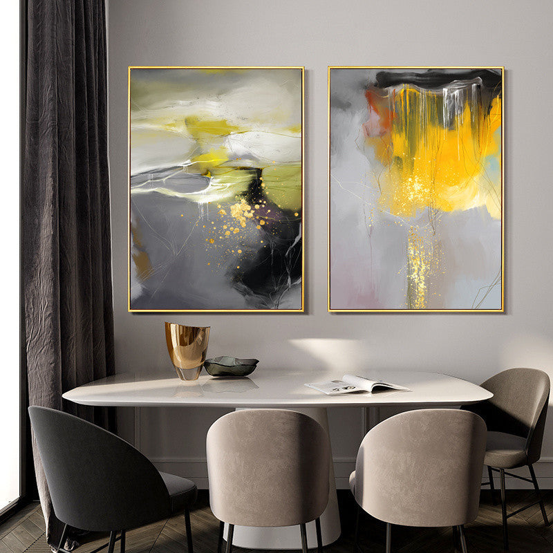 Affiche décorative de luxe, légère et moderne, d'art nordique, imprimée sur toile.