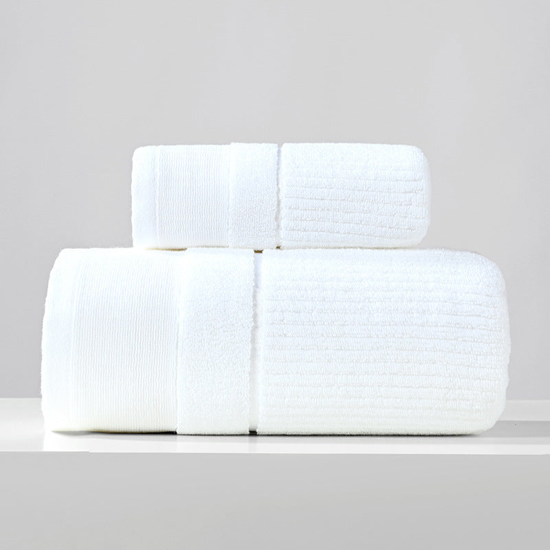 Ensemble de trois serviettes en pur coton avec serviette de bain pour les mains