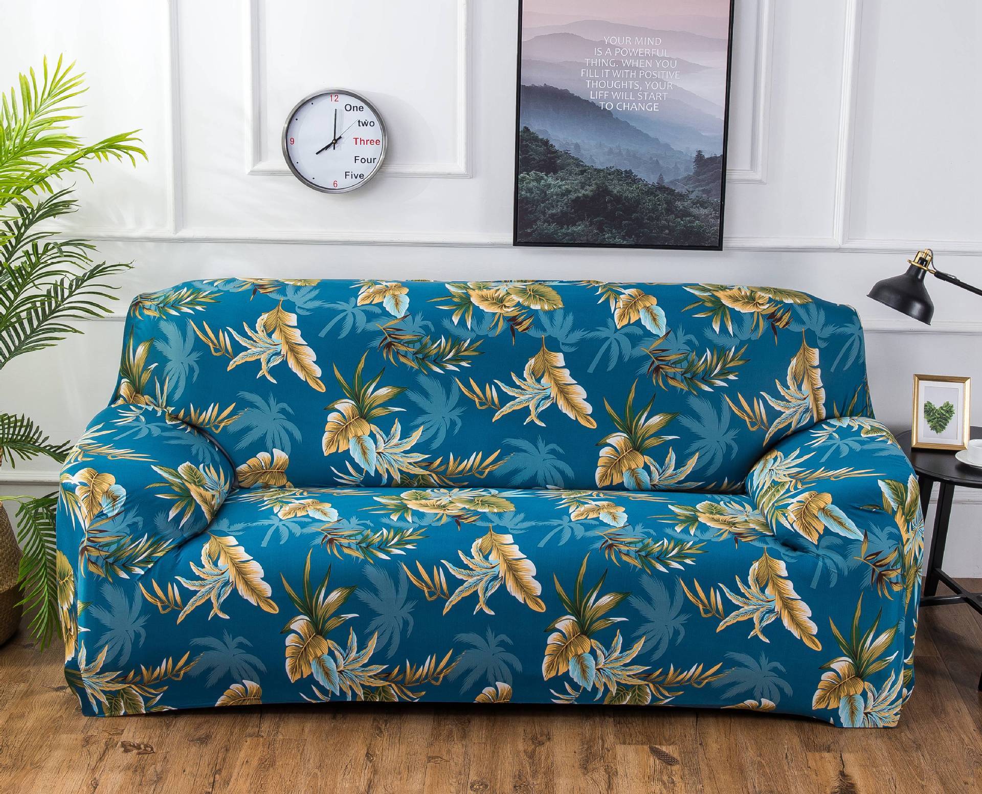 Coussin de canapé imprimé, housse de canapé
