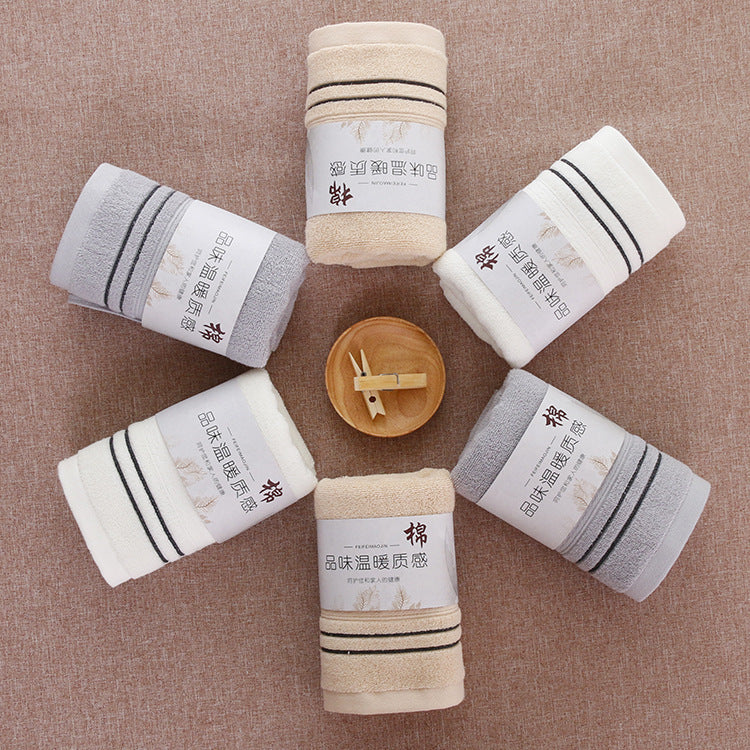 Serviette absorbante en pur coton 32 brins double soie, vente en gros d'usine Gaoyang - Cadeau personnalisé - Serviette de toilette pour besoins quotidiens - Promotion