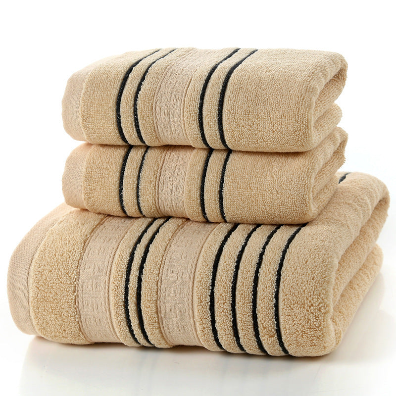 Serviette de toilette en pur coton pour la maison, serviette de bain