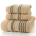 Serviette de toilette en pur coton pour la maison, serviette de bain