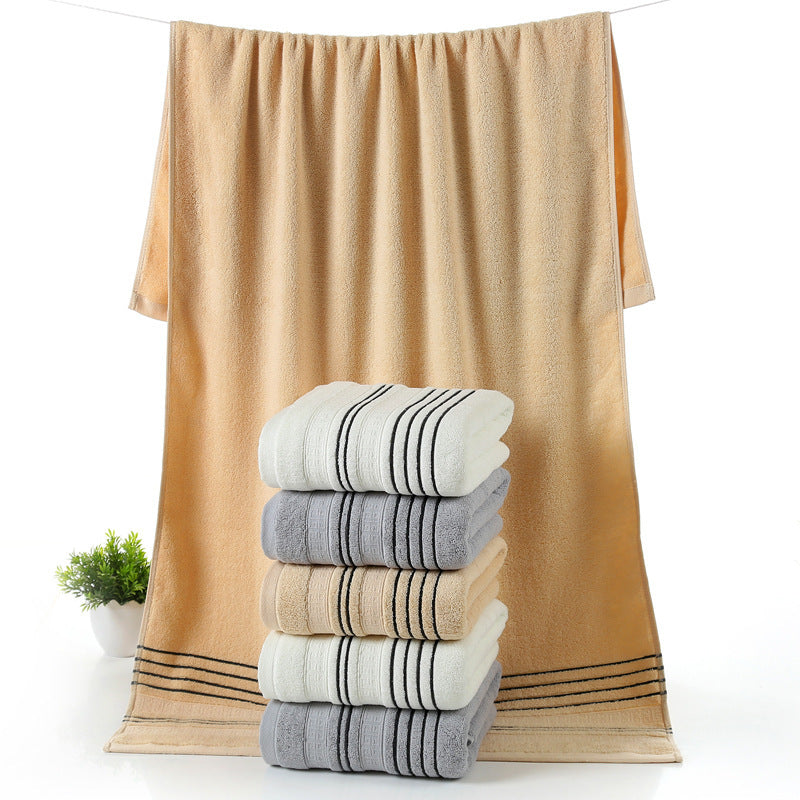 Serviette de toilette en pur coton pour la maison, serviette de bain