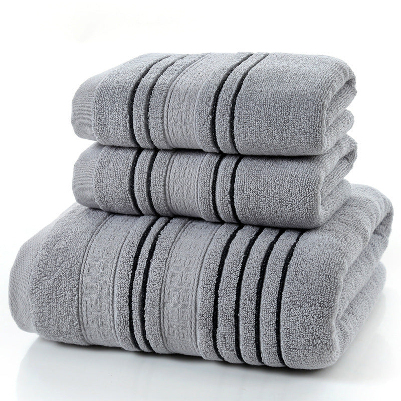 Serviette de toilette en pur coton pour la maison, serviette de bain