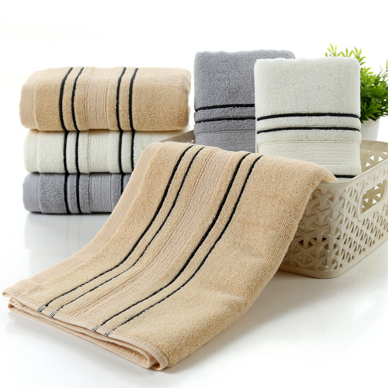 Serviette de toilette en pur coton pour la maison, serviette de bain