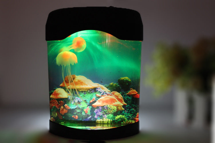 Lampe USB colorée pour aquarium méduse