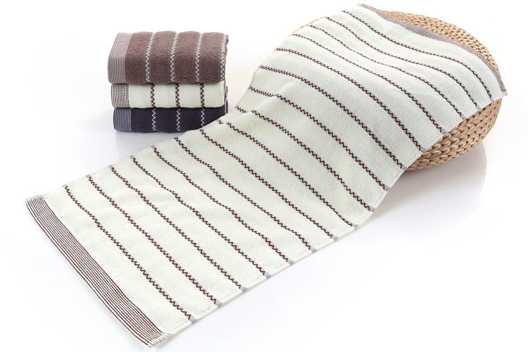 serviette en coton brodée