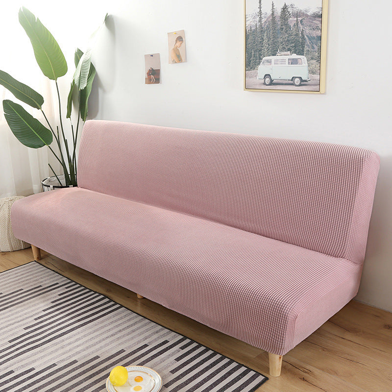 Housse de matelas universelle en velours de maïs uni pour canapé-lit