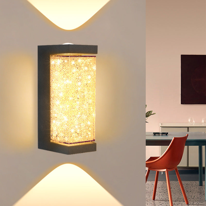 Indoor Crystal Wall Lamp Flashlight Modern Minimalist