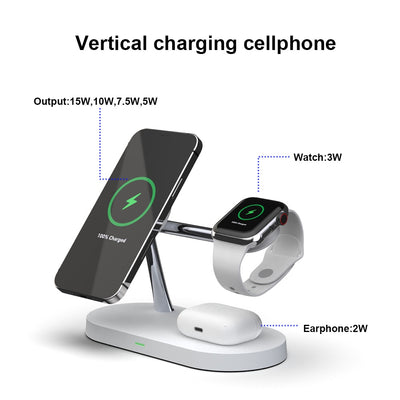 3-in-1 Wireless Magsafe Charger Stand - Firebrands