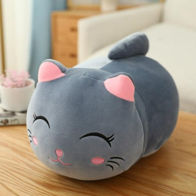 Poupée en peluche chat dodu mignon, douce et mignonne, poupée de chiffon chat