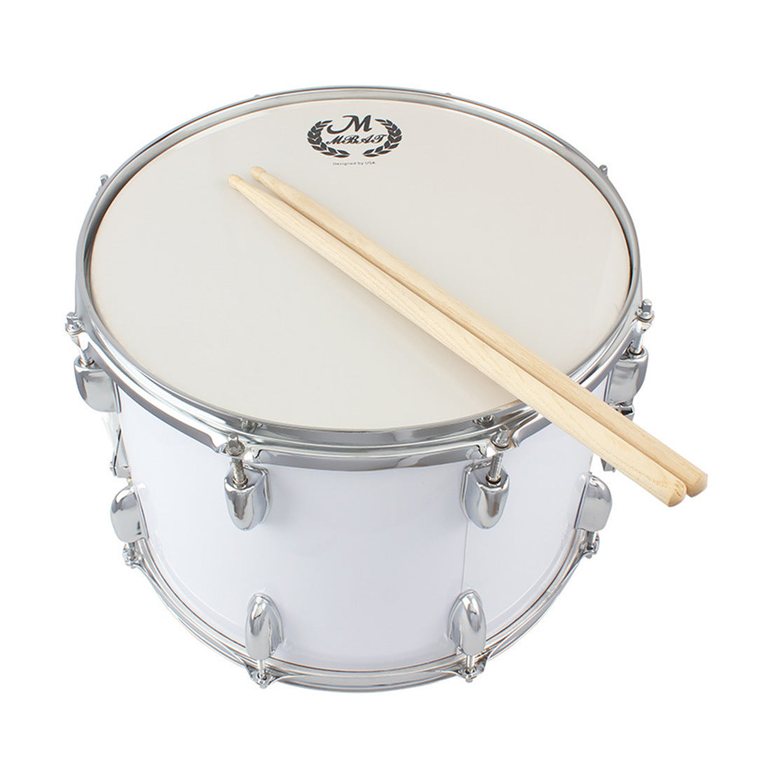 Mebet 14-inch Stainless Steel Adjustable Snare Drum