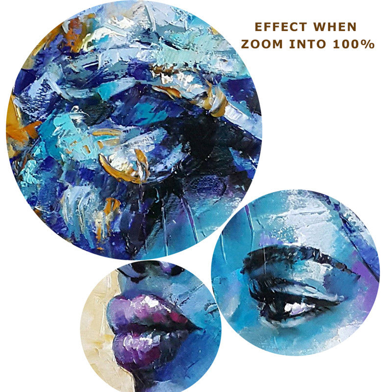 Canvas Core Painting Spray Hanging Frameless Painting