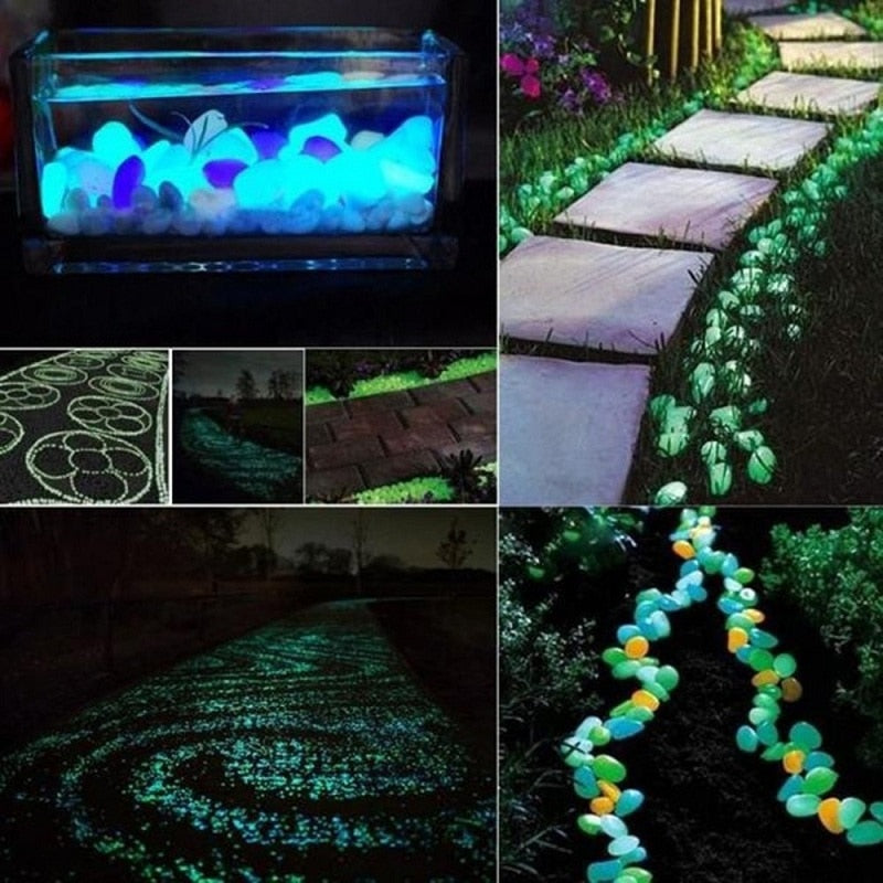 Glow in the Dark Garden Pebbles - Firebrands