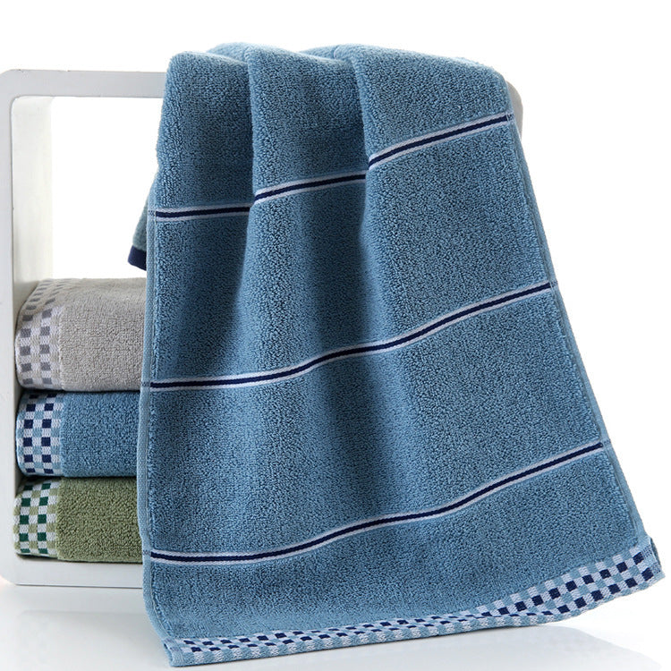 serviette en coton brodée