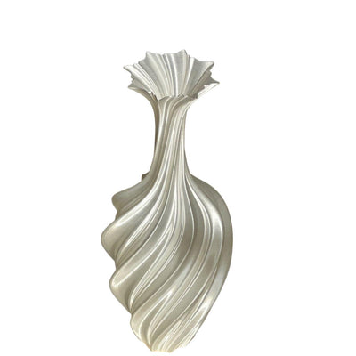 Artistic Abstract Vase Twisted Retro Flower Arrangement Decorative Ornament