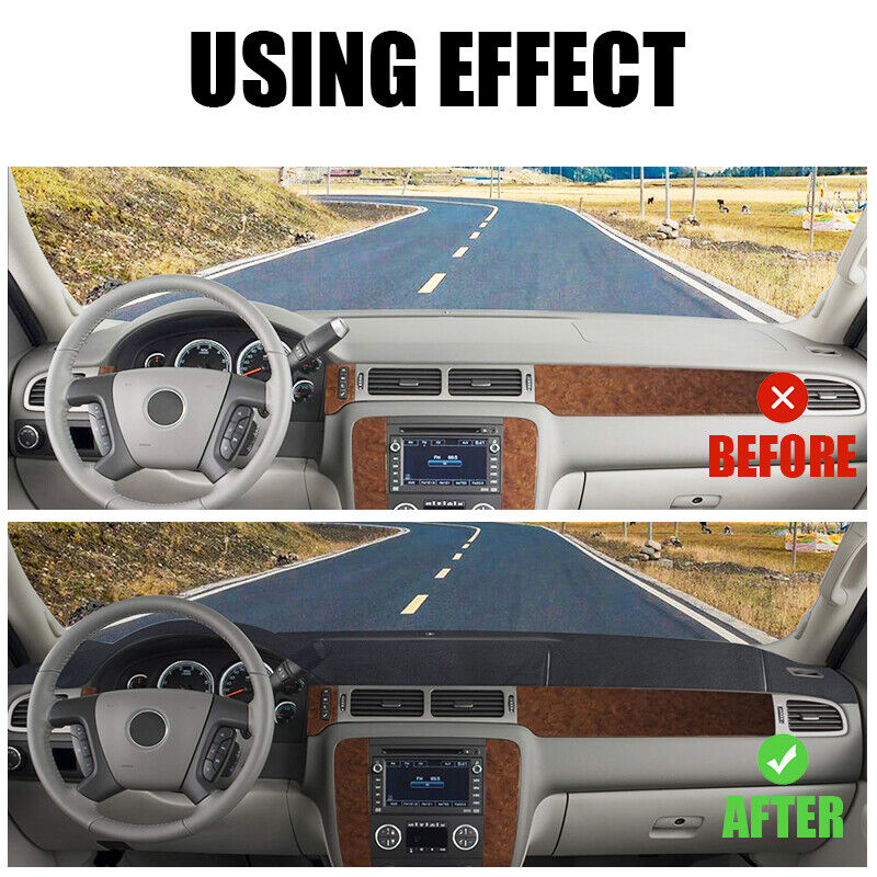 Car Dash Cover Mat Dashboard Pad for Chevy Silverado 1500 2500 Tahoe