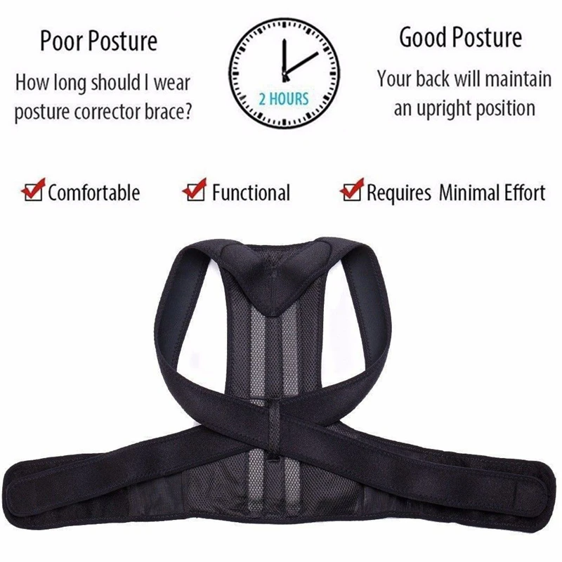 Adjustable posture corrector belt