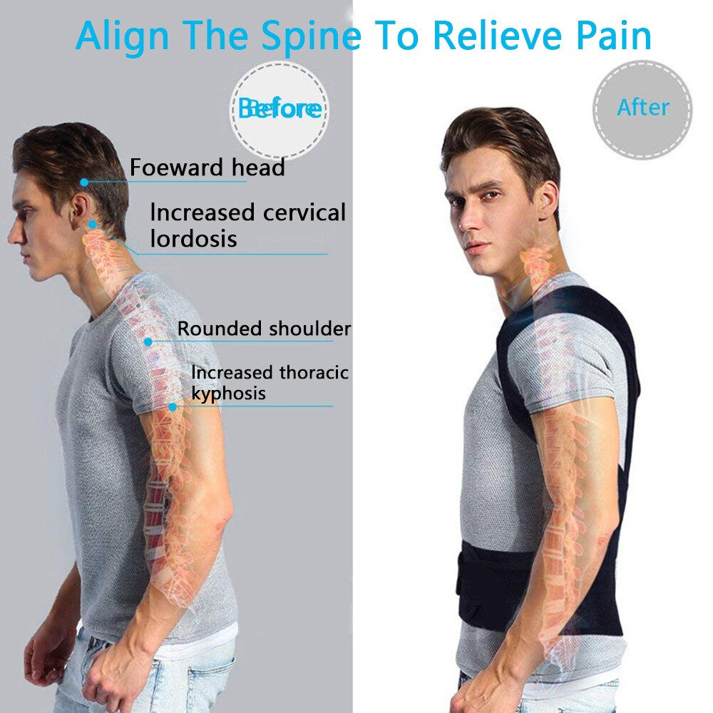 Adjustable posture corrector belt - Firebrands