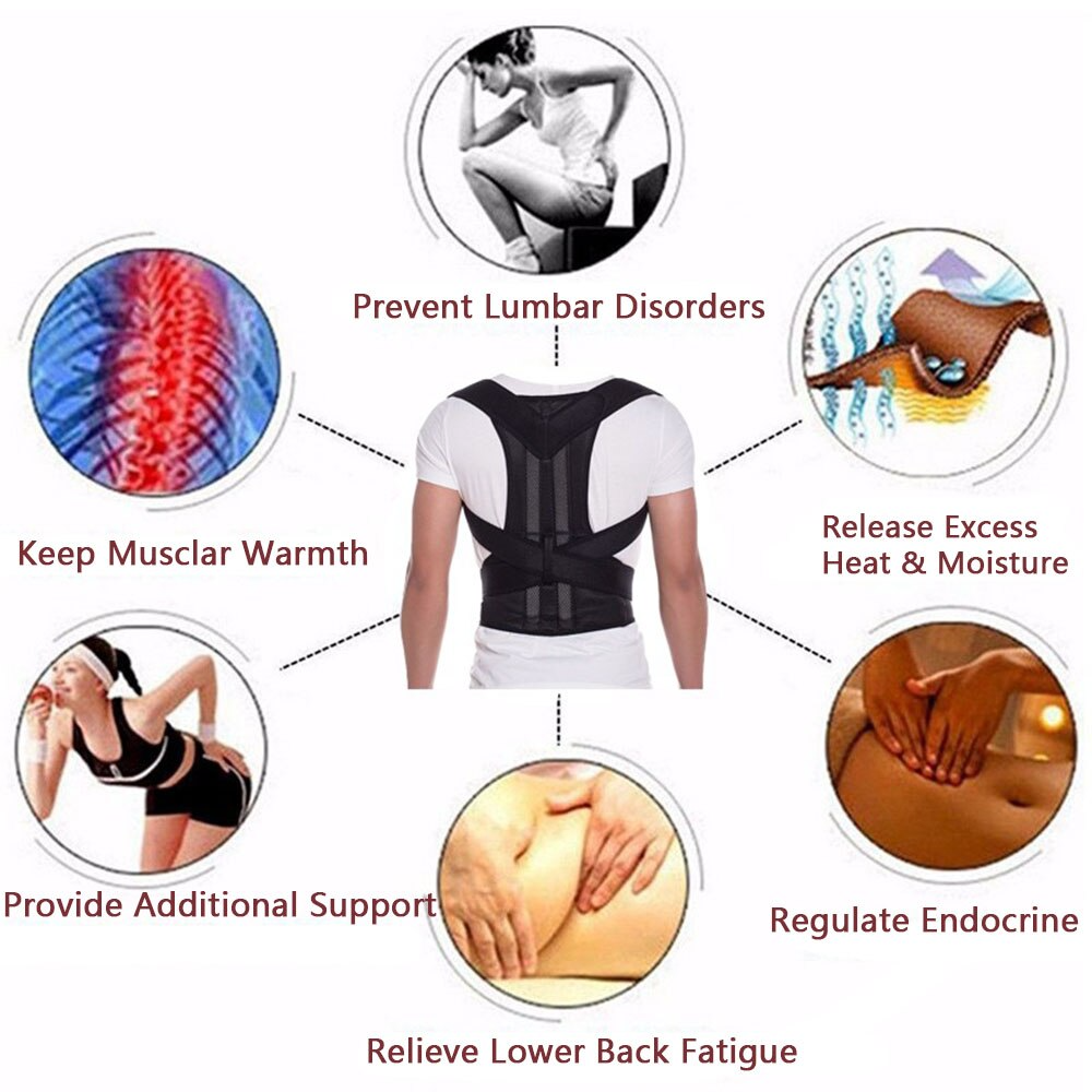Adjustable posture corrector belt