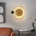 Clock Wall Lamp Simple Real Clock
