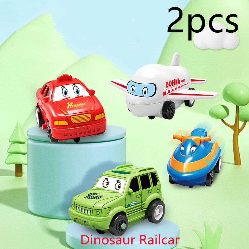 Puzzle infantil de comboio elétrico, brinquedo educativo para montar, com carro elétrico automático, cenário de cidade e carris.