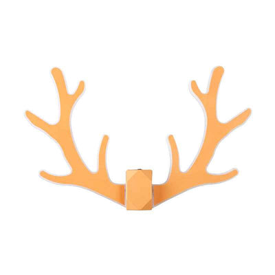 Nordic Antlers Wall Lamp Simple Modern Bedroom
