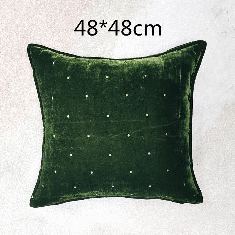 Capa para almofada decorativa retro em brocado de alta qualidade, ideal para almofadas de cintura e costas.