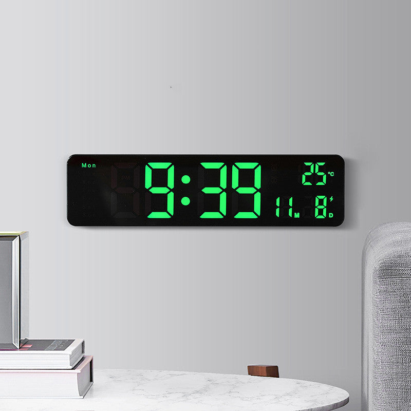 Relógio de parede LED multifuncional simples