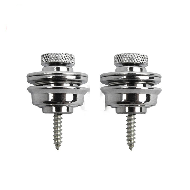 Electric Guitar Bass Non-slip Anti-off Metal Back Strap Buckle