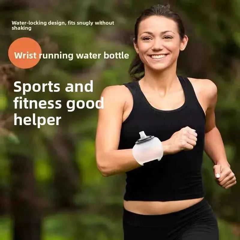 Outdoor wrist water bottle