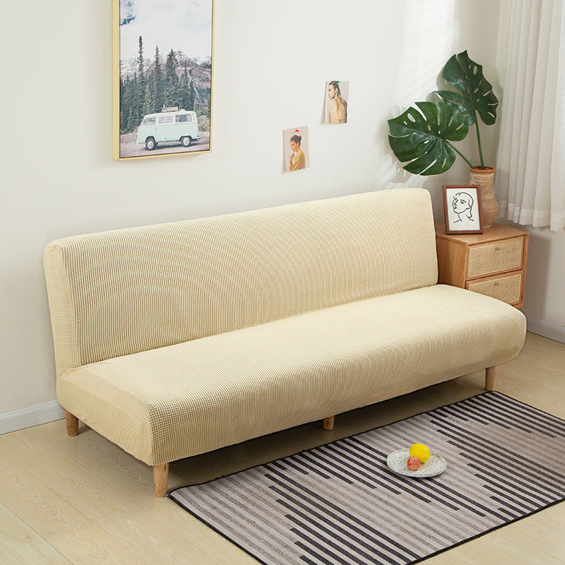 Housse de matelas universelle en velours de maïs uni pour canapé-lit