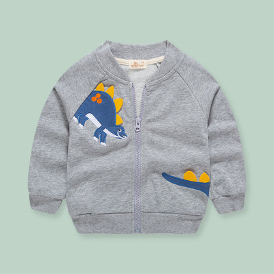 Zipper Shirt Boy Jacket Foreign Style Baseball Uniform Children's Jacket Casual Baby Jacket Cardigan