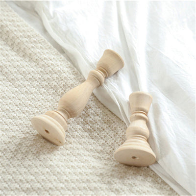 Korean style log candle holder