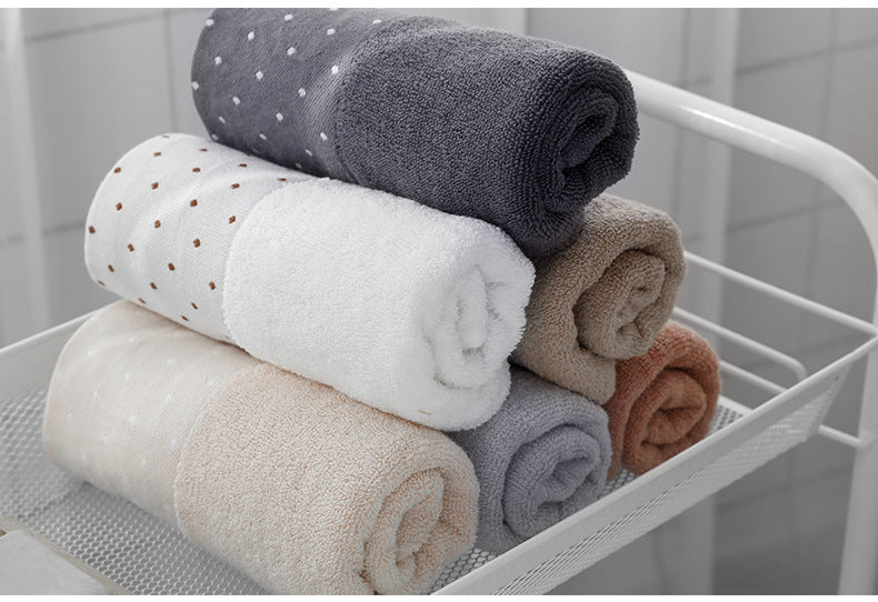 Serviette visage épaisse en coton doux et absorbant