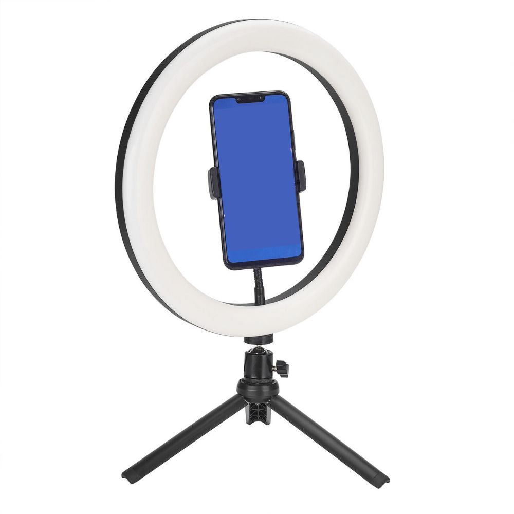  LED Ring Light With Phone Tripod Stand Kit