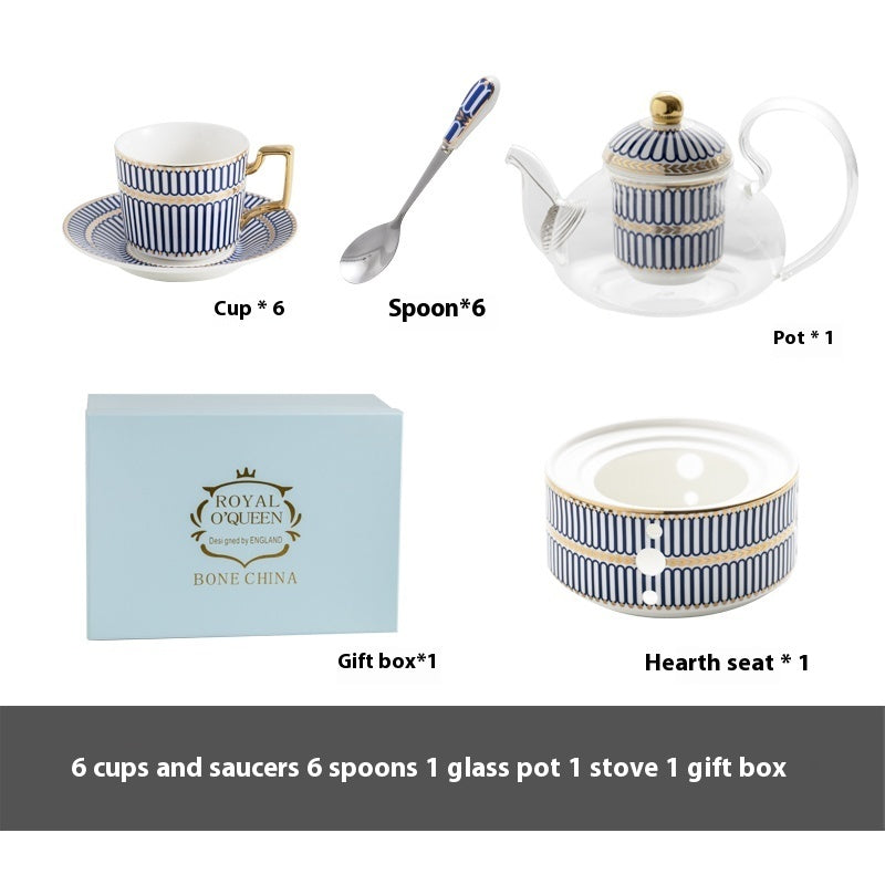 Household Ceramic Candle Holder Heated Glass Teapot