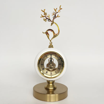 Light Luxury Table Clock Living Room Home Decoration Simple Mute