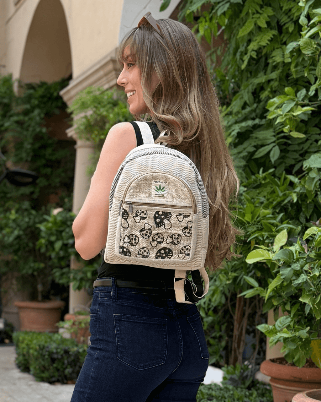 Kathmandu Collection Mini Hemp Mushroom Backpack - Firebrands