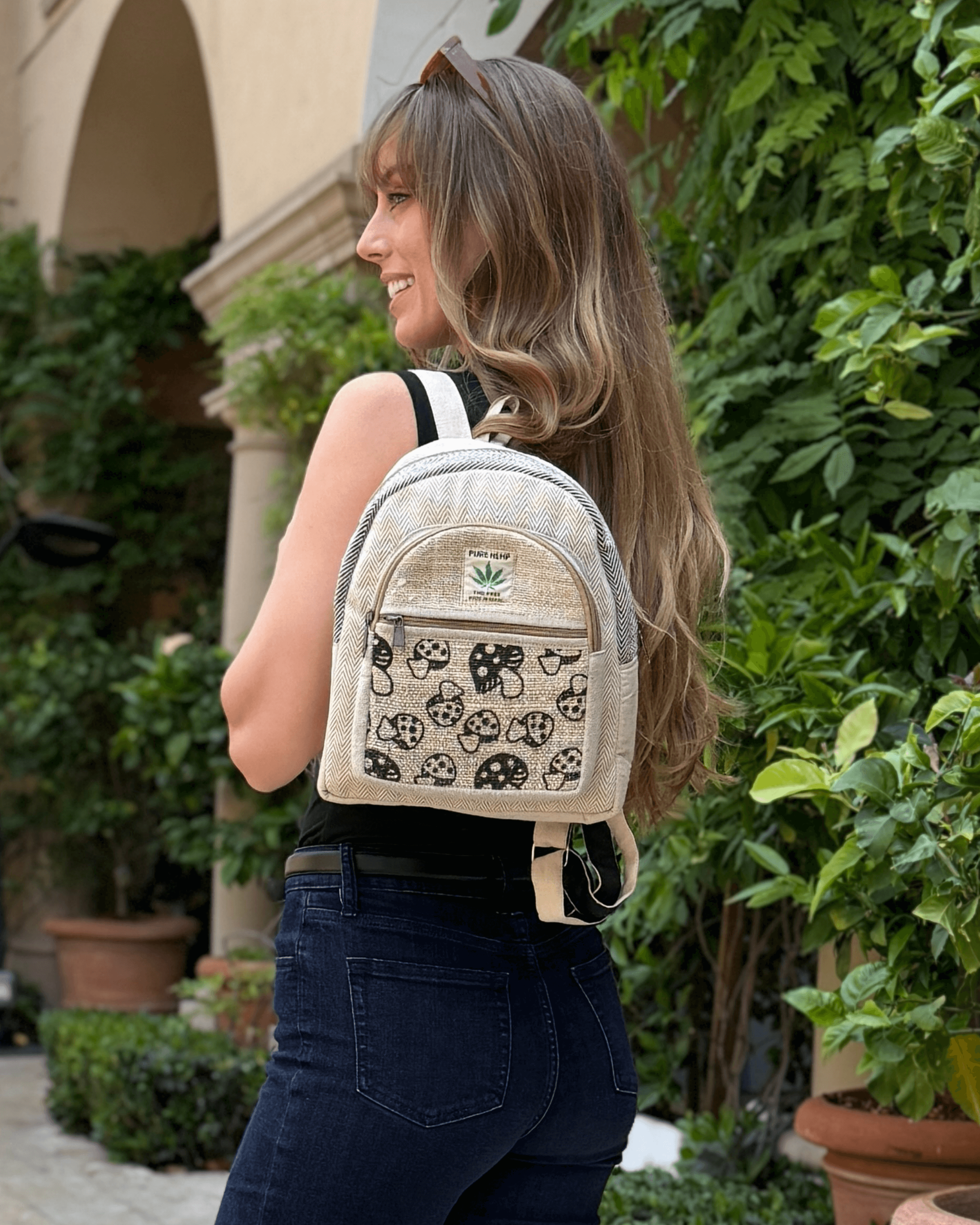 Kathmandu Collection Mini Hemp Mushroom Backpack - Firebrands