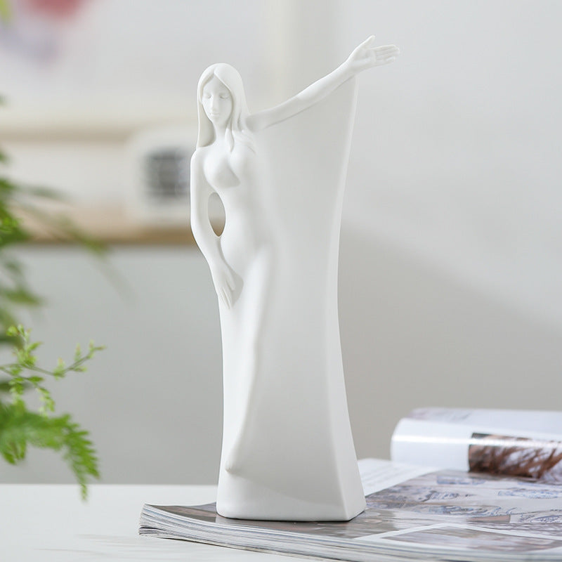 Art Ceramic Vase Dry Flower Insert