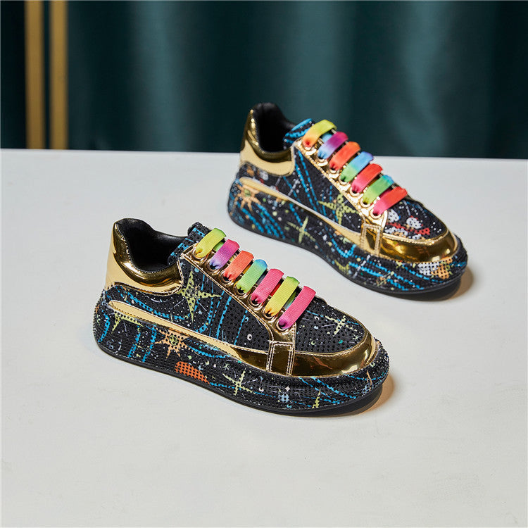 Women's Fashion Casual Thick Bottom Casual Board Shoes