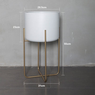 Light Luxury Floor-style Golden Iron Plant Decoration Ornaments