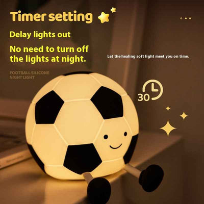 Football Small Night Lamp Bedroom Bedside Sleep At Night