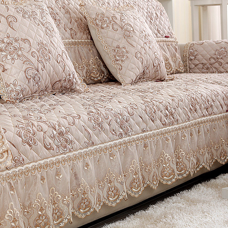 Coussin de canapé en tissu antidérapant, coussin frais d'été, coussin en lin